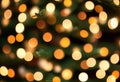 Defocused Christmas tree. Defocused Lights. Christmas tree background Royalty Free Stock Photo