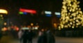 Defocused Christmas Tree