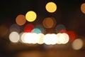 Defocused color bokeh lights