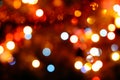 Defocused colored circular lights