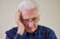 Defocused Concept Shot Of Senior Man Suffering With Mental Health Issues Like Dementia Or Alzheimers Royalty Free Stock Photo