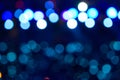 Defocused entertainment concert lighting on stage, bokeh. Royalty Free Stock Photo