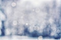 Defocused Falling Snow Background - Bokeh