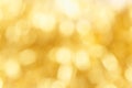 Defocused gold glitter lights background