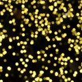 Defocused golden lights background