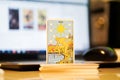Defocused illustrative editorial tarot cards. Royalty Free Stock Photo