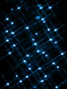Defocused image of blue lights Royalty Free Stock Photo
