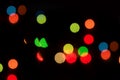 Defocused light dots abstract background. Abstract lights, blurred abstract pattern, Abstract bokeh background Royalty Free Stock Photo