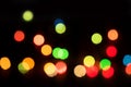 Defocused light dots abstract background. Abstract lights, blurred abstract pattern, Abstract bokeh background Royalty Free Stock Photo