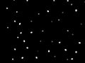 Defocused lights of Christmas garland in black and white evenly distributed over the area of the frame, background, texture Royalty Free Stock Photo