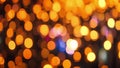 Defocused lights dancing in a sea of warm oranges and deep reds capturing the energy of a bustling city at night.