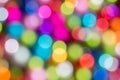 Colorful Defocused ligths