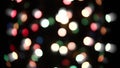 Christmas bokeh light abstract holiday background. Defocused ligths of Christmas