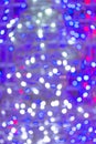 Defocused ligths of Christmas tree Royalty Free Stock Photo