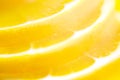 Defocused macro lemons cuted background Royalty Free Stock Photo