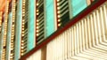 Defocused old fasioned electric lamps glowing at night. Abstract close up of blurred retro casino decoration shimmering, Las Vegas Royalty Free Stock Photo