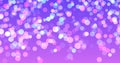 Defocused purple lights background photo. Lights background. abstract purple sky background with bokeh light effect