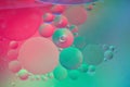 Defocused rainbow abstract background picture made with oil, water and soap Royalty Free Stock Photo