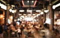Defocused restaurant background Royalty Free Stock Photo