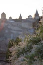 Defocused shot of the castle in Kamianets-Podilskyi in Western Ukraine