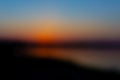 Defocused shot. Defocused sunset shot.