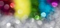 defocused sparkling rainbow glitter. High quality photo