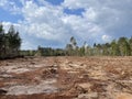 Deforesting around Vorden Royalty Free Stock Photo