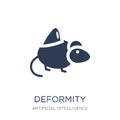 Deformity icon. Trendy flat vector Deformity icon on white backg