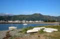 Deganwy, River Conwy, boats, yachts marina Royalty Free Stock Photo