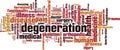 Degeneration word cloud