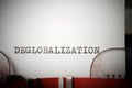 Deglobalization concept view Royalty Free Stock Photo
