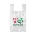 100% degradable bag. No plastic. Zero waste