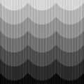 Degrade square seamless pattern. Black fading line isolated on white background. ?ontemporary fades texture. Modern faded art