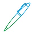 Degraded line classic pen design tool object