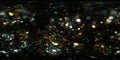 360 degree abstract bokeh lights. Panorama, environment 360ÃÂ° HDRI map. Equirectangular projection, spherical panorama