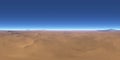 360 degree alien desert landscape. Equirectangular projection, environment map, HDRI spherical panorama