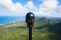 360-degree camera capturing a panoramic view