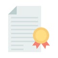 Degree Flat Vector icon isolated Graphic .Style in EPS 10 simple flat Icon element business & office concept.