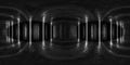 360 degree full panorama environment map of dark industrial concrete basement 3d render illustration hdri hdr vr virtual