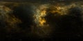 360 degree giant nebula after a supernova explosion, equirectangular projection, environment map. HDRI spherical panorama