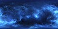 360 degree interstellar cloud of dust and gas. Space background with nebula and stars. Glowing nebula. Panorama