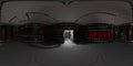 4K HDRI map, spherical environment panorama background, mysterious room with many pipes, interior light source rendering 3d Royalty Free Stock Photo