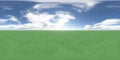 360 degree nature environment texture background. Landscape HDRI map. Equirectangular projection, spherical panorama Royalty Free Stock Photo