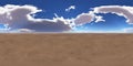 360 degree nature environment texture background. Landscape HDRI map. Equirectangular projection, spherical panorama Royalty Free Stock Photo