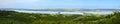 180 degree panorama of missouri river Royalty Free Stock Photo