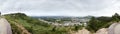 180 degree panorama of rapid city, south dakota Royalty Free Stock Photo