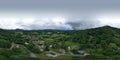 360 degree photo of mountain town near Lake Junaluska North Carolina Royalty Free Stock Photo