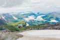 360 Degree revolving cable bus at Mount Titlis Engelberg Switzerland