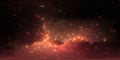 360 degree space background. Mysterious structures of the interstellar molecular clouds. Extreme deep field. Panorama