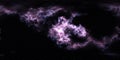 Deep space stars and nebula 360 degree panorama